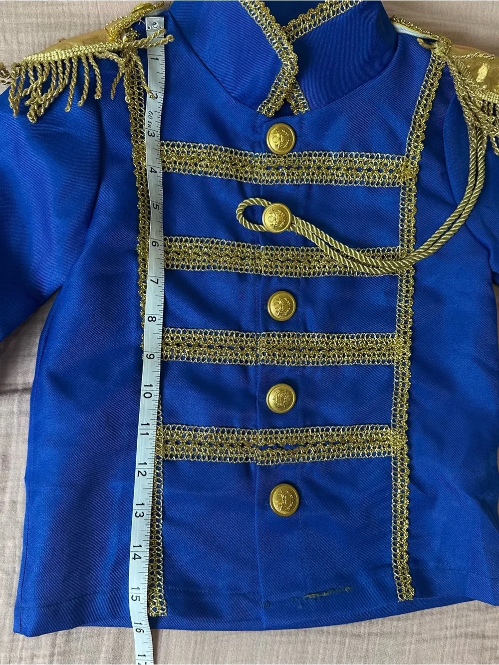 Boys Prince Charming Costume 4 Pc Size Xs Blue Halloween Dress Up